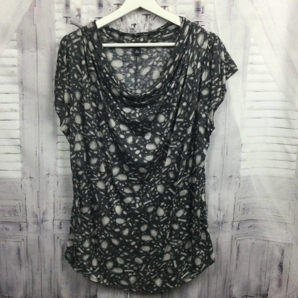 Banana Republic Short Sleeve Cowl Neck Top XL